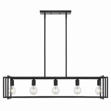 Tribeca 5 Light Oversized Linear Pendant by Golden - 6070-LP