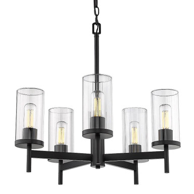 Winslett 5 Light Medium Chandelier by Golden - 7011-5