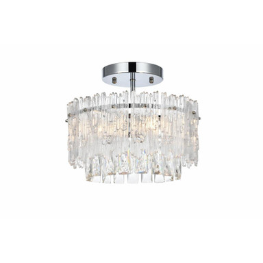 The Courtyards 3 Light Flush Mount 10 Inch Tall and 12 Inch Wide by BSH - 390-BEL-1366213