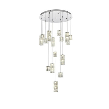 Chalky Lane 60W 16 LED Pendant 9.5 Inch Tall and 32 Inch Wide by BSH - 390-BEL-1366245
