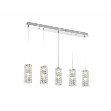 Chalky Lane 25W 5 LED Pendant 9.5 Inch Tall and 5 Inch Wide by BSH - 390-BEL-1366247