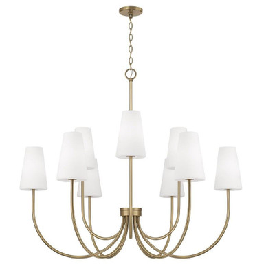 Averitt 9 Light Chandelier 39.5 Inch Tall and 46 Inch Wide by Capital - 455291