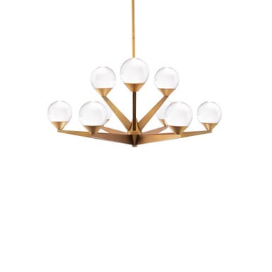 Rosehill Parc 9 LED Light Medium Chandelier by BSH - 465-BEL-1107058