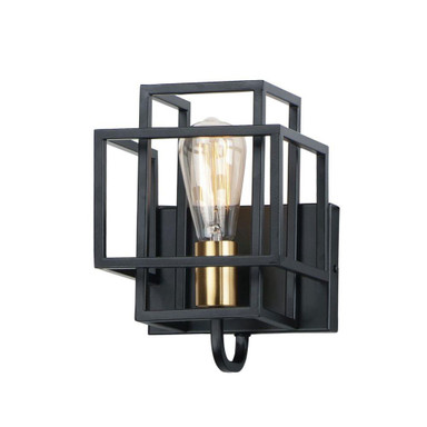 Sherwood Coppice Bathroom Wall Light Geometric Design by BSH - 93-BEL-1291854