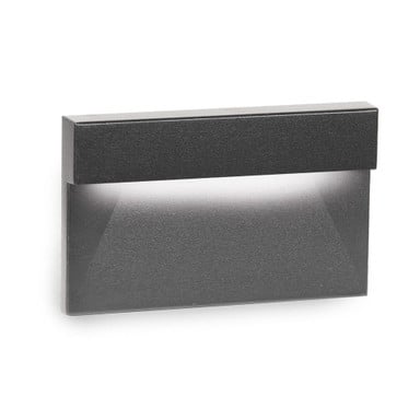 12V 2W 1 LED Horizontal LED Low Voltage Outdoor Wall Mount by BSH - 156-BEL-715968