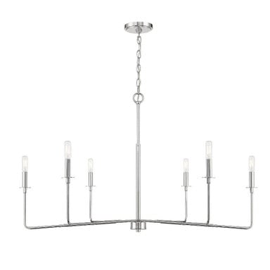 Salerno 6 Light Oversized Chandelier by Savoy House - 1-2221-6