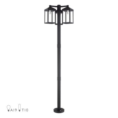 Nyack 3 Light Outdoor 3 Head Post Lantern 96.25 x 26 Inches by Livex  - 20597