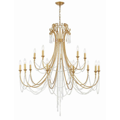 Arcadia 15 Light Oversized Chandelier by Crystorama - ARC-1919