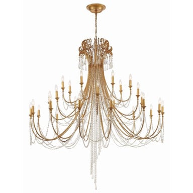 Arcadia 28 Light Oversized Chandelier by Crystorama - ARC-1929