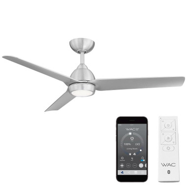 Bracken Heights 3 Blade Ceiling Fan with Light Kit 54 Inches Wide by BSH - 156-BEL-930548