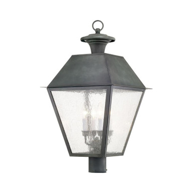Mansfield 4 Light Outdoor Post Top Lantern 15 x 27.5 Inches by Livex  - 2173