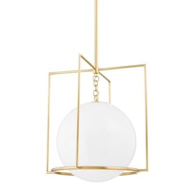 Frankie 1 Light Large Pendant by Mitzi - H648701L-AGB