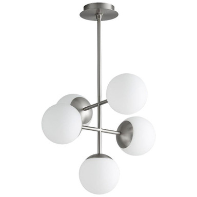 Nebula 30W 5 LED Large Pendant 16.75 Inch Wide by Oxygen - 3-680