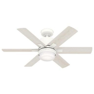 Radeon 6 Blade WiFi Ceiling Fan with Light Kit 44 Inch Wide by Hunter Fans - 50955