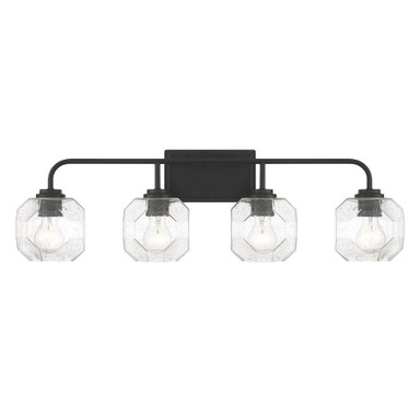 Baldwin 4 Light Bath Vanity 9.5 Inch Tall and 32 Inch Wide by Savoy House - L8-4399-4