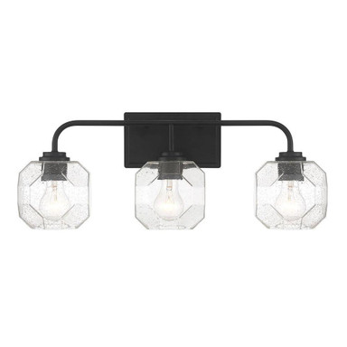 Baldwin 3 Light Bath Vanity 9.5 Inch Tall and 24 Inch Wide by Savoy House - L8-4399-3