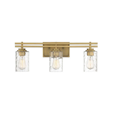 Baxter 3 Light Bath Vanity 9 Inch Tall and 24 Inch Wide by Savoy House - L8-6090-3