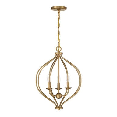 Orchid 3 Light Pendant 20.75 Inch Tall and 16 Inch Wide by Savoy House - L7-1297-3