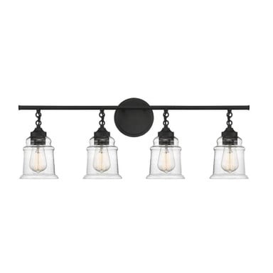 Fuller 4 Light Bath Vanity 11 Inch Tall and 31.38 Inch Wide by Savoy House - L8-8055-4