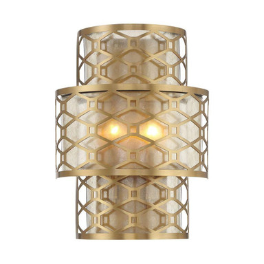 Mannheim 2 Light Wall Sconce 16 Inch Tall X 11.88 Inch Wide by Savoy House - L9-6102-2