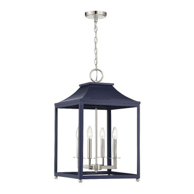 4 Light Medium Pendant 25.5 Inch Tall by Meridian - M30009