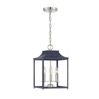 3 Light Small Pendant 16 Inch Tall by Meridian - M30013