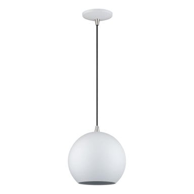 Kuppola 12W LED Globe Pendant 15.5 Inch Tall and 9.25 Inch Wide by Livex - 60278