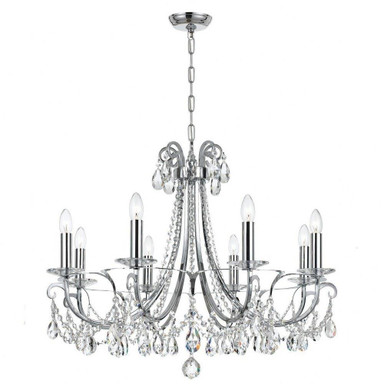 Othello 8 Light Large Chandelier by Crystorama 6828