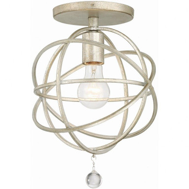 Solaris 1 Light 9 Inch Wide Flush Mount by Crystorama - 9220_CEILING