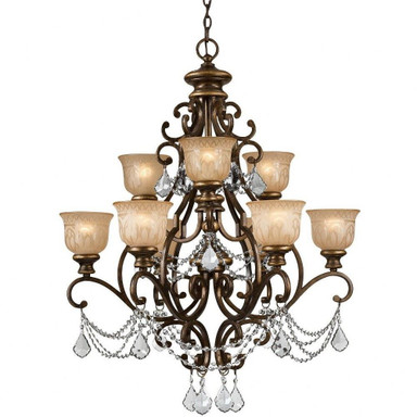 Rosehill Leas 9 Light Large Chandelier by Bailey Street Home - 49-BEL-406797