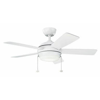 Starkk Ceiling Fan with Light Kit 13.75 Inch H by 42 Inch W by Kichler  - 330171