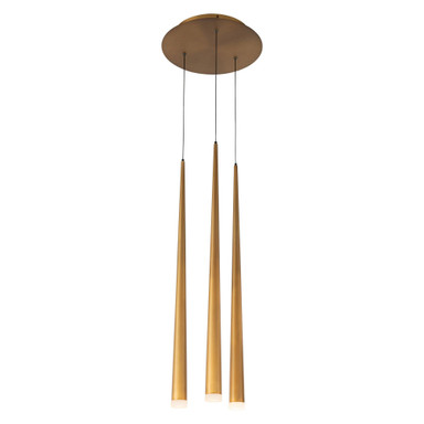 Cascade 3 LED Light Mini Round Chandelier by Modern Forms PD-41803R - PD-41803R