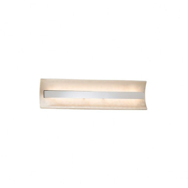 Clouds Contour 1 Light Linear Vanity Light 21 Inch Wide by Justice Design - CLD-8621