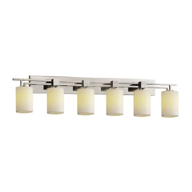 Candlearia Aero 6 Light Vanity Light by Justice Design - CNDL-8706-10-CREM