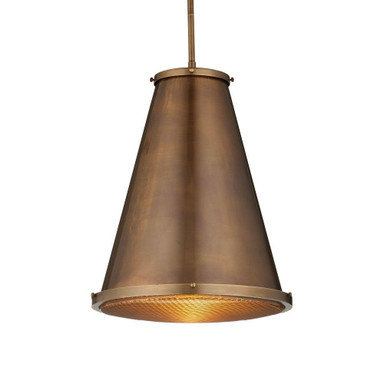 Seafarer 1 Light Pendant 24 Inch Tall and 15 Inch Wide by Currey Company - 9000-1366