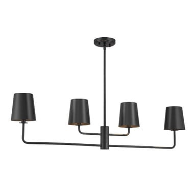 4 Light Small Linear Chandelier by BSH - 2583-BEL-1345026
