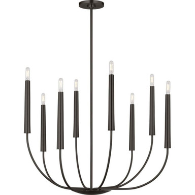 Lois 8 Light Chandelier 29 Inch and 34 Inch Wide by Visual Comfort Studio - EC1198