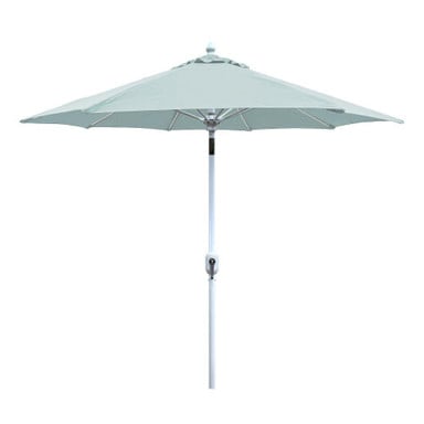 9 Foot Auto Tilt Aluminum Crank Lift Octagon Market Umbrella by Galtech - 736