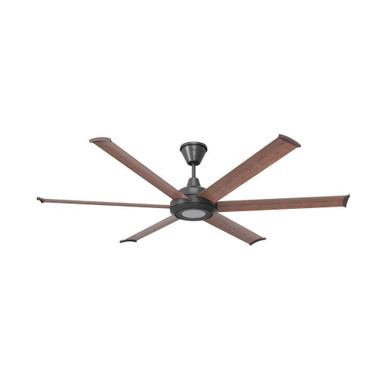 Bison 6 Blade Ceiling Fan With Light Kit 72 Inch Wide by Big Ass Fans - BS1-72-03