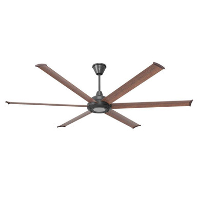 Bison 6 Blade Ceiling Fan With Light Kit 84 Inch Wide by Big Ass Fans - BS1-84-03