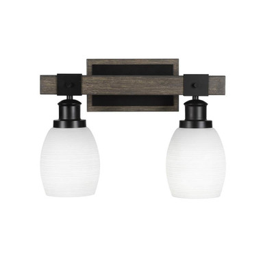 Tacoma 2 Light Vanity Light 15.5 Inch Length by Toltec - 1842--11-155