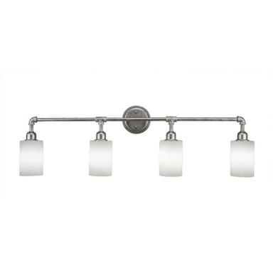 Vintage 4 Light Vanity Light 39.75 Inch Wide by Toltec - 184-3975-1225-