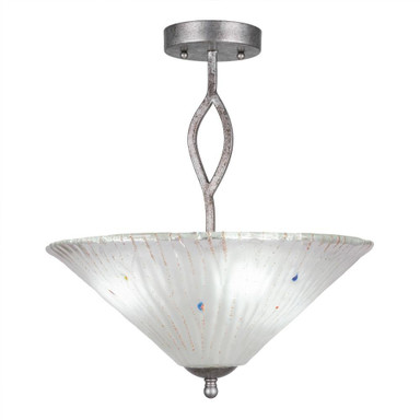 Revo 3 Light 24.5 Inch Tall Semi Flush Mount by Toltec - 242-16245