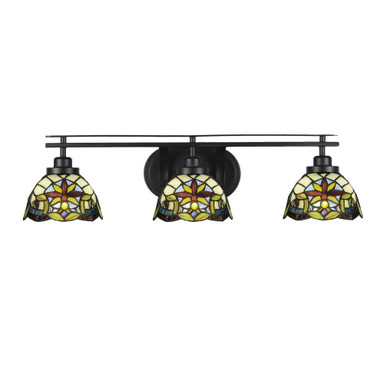 Odyssey 3 Light Vanity Light 28.75 Inch Length by Toltec - 2613-MB-9355
