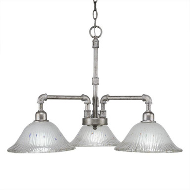 Vintage 3 Light Medium Chandelier by Toltec 283-222519