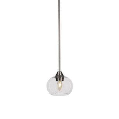 Paramount 1 Light Small Pendant 9.25 Inch Tall by Toltec - 3401-7-925-