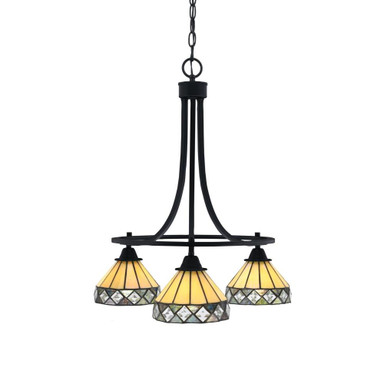 Paramount 3 Light Small Chandelier by Toltec 3413-3