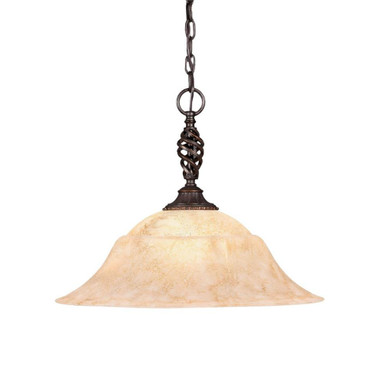 Elegante 1 Light Large Pendant 20 Inch Wide by Toltec - 82-20-135-