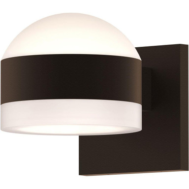 REALS 2 LED Dome and White Cylinder Lens Wall Sconce 5 Inch by Sonneman - 7302DLFW