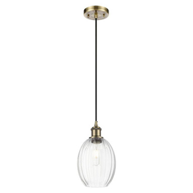Preston 1 Light Ballston Cord Hung Mini Pendant 10.75 Inch by Innovations - 516-1P-G459-6